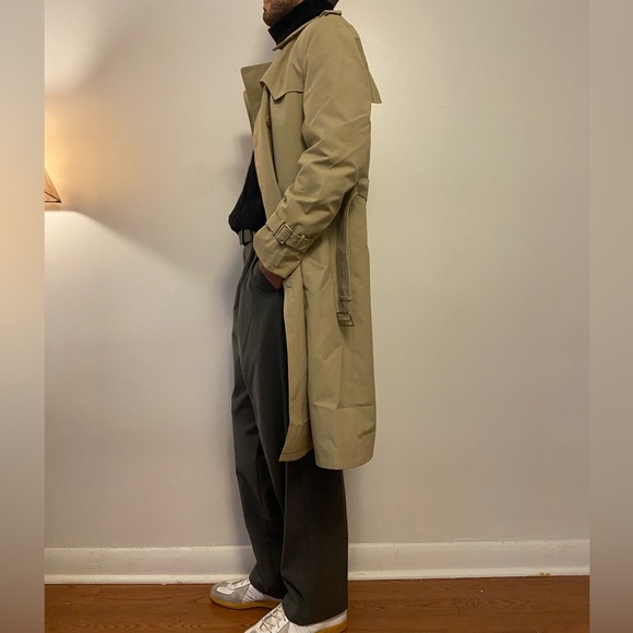 Vintage tan trench coat Size M - Picture 2 of 7